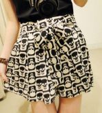 Saias de cintura alta Verão Saias Leopard