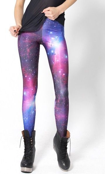 Calças justas Leggings Mulheres galáxia